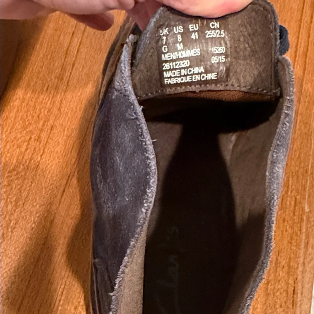 Clarks Originals Desert Boots Men 8 Navy Blue Suede Chukka Crepe Sole